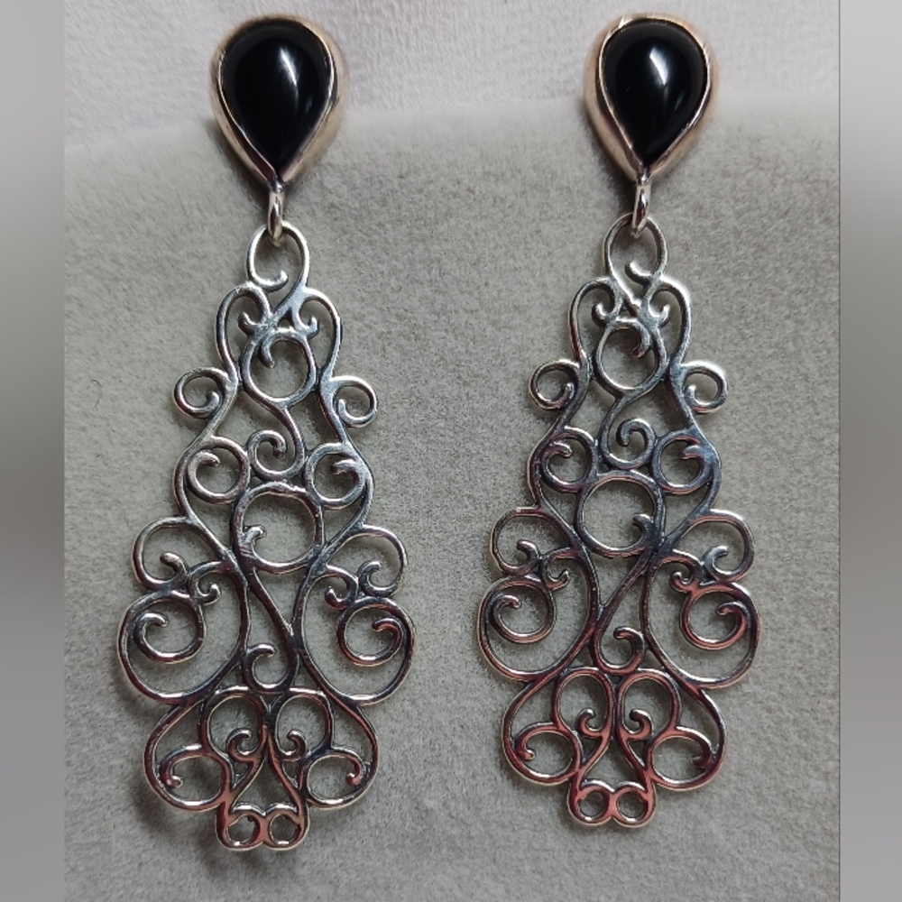 Signed AW 925 earrings